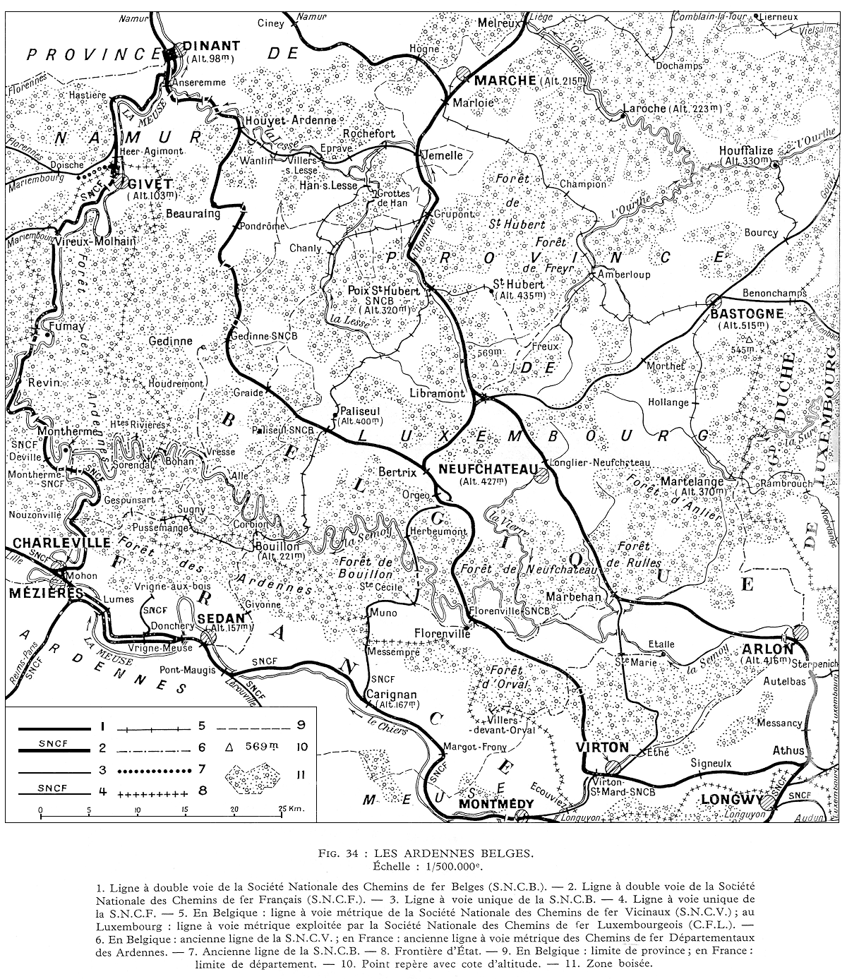 GÉOGRAPHIE DES CHEMINS DE FER D'EUROPE D'HENRI LARTILLEUX (1953) • VALLADOLID