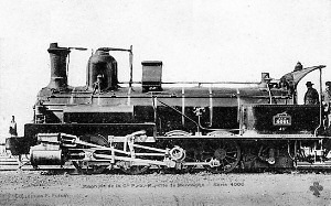 Machine de la Cie P.-L.-M. dite de Montagne - Série 4000 (1865)
