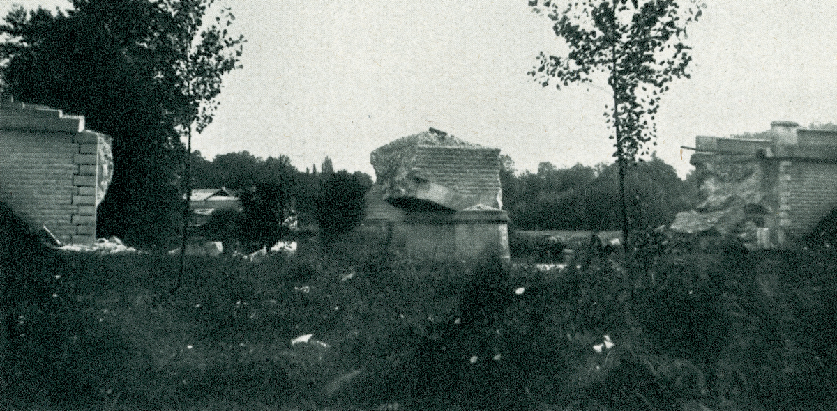 RECONSTRUCTION DU PONT DE COUILLY SUR LE GRAND MORIN (1941) • DESTRUCTION DES DEUX ARCHES