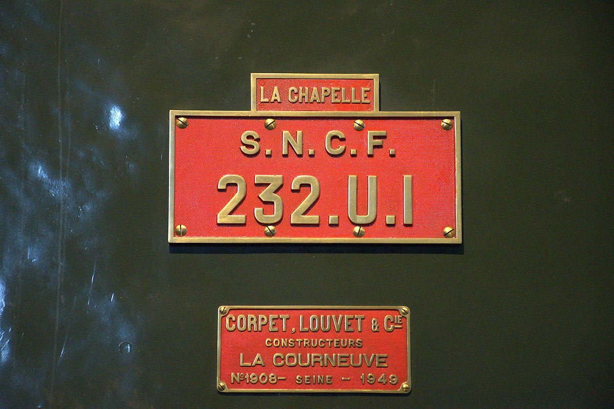 SNCF 232 U 1 (CORPET LOUVET & CIE, LA COURNEUVE 1949)