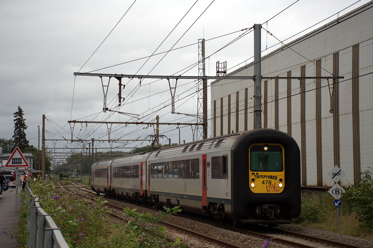 AM96 478 SNCB • 19812 CHARLEROI-CENTRAL > MAUBEUGE