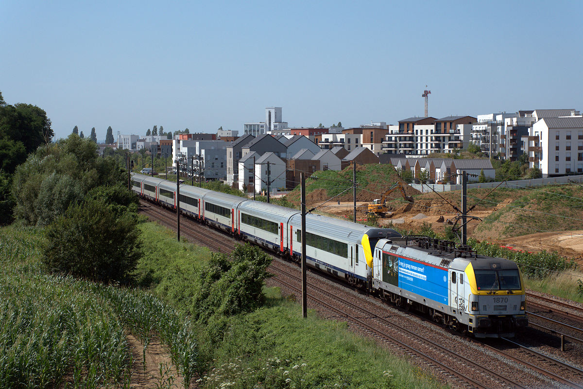 HLE 1870 SNCB • EUROCITY 67 PARIS-NORD > BRUXELLES-MIDI/BRUSSEL ZUID