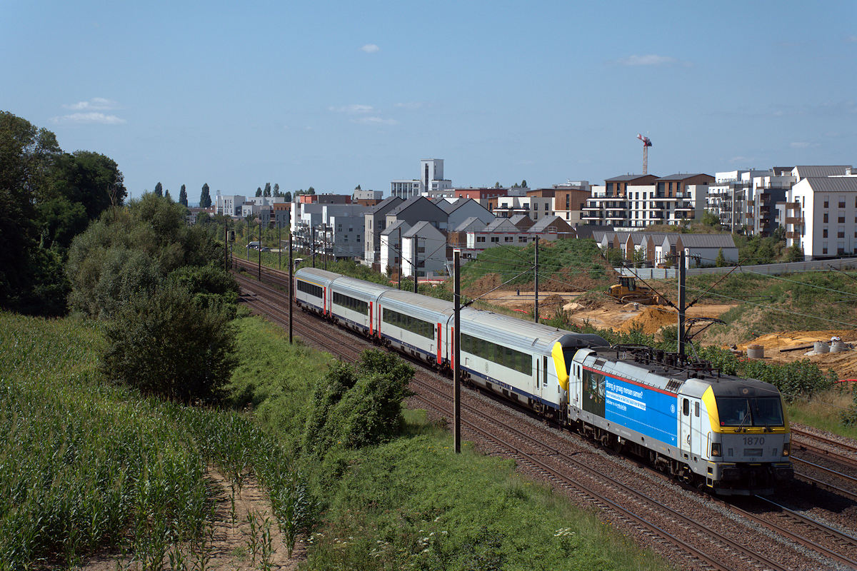 HLE 1870 SNCB • EUROCITY 67 PARIS-NORD > BRUXELLES-MIDI/BRUSSEL ZUID