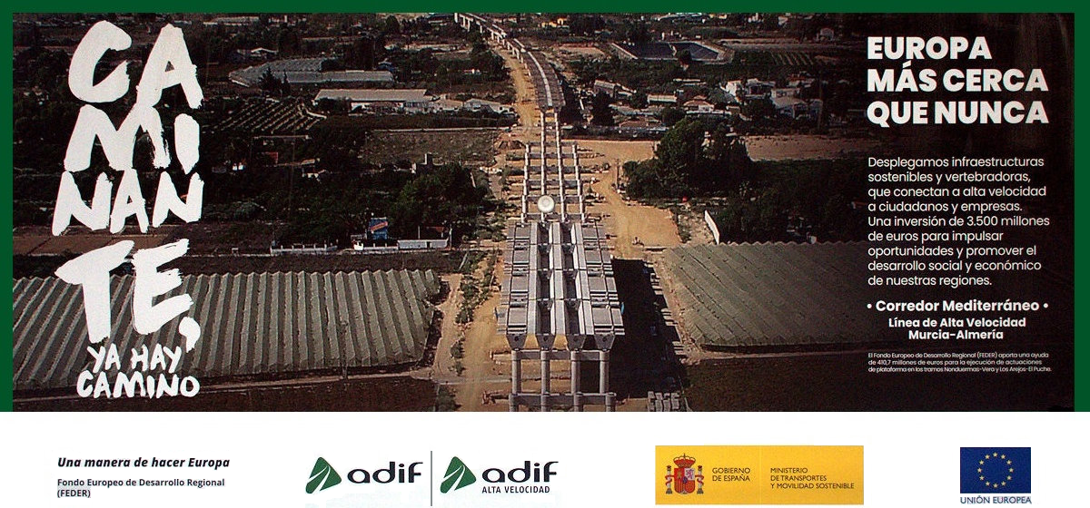 CHANTIER DE LA FUTURE LAV MURCIA DEL CARMEN - ALMERÍA