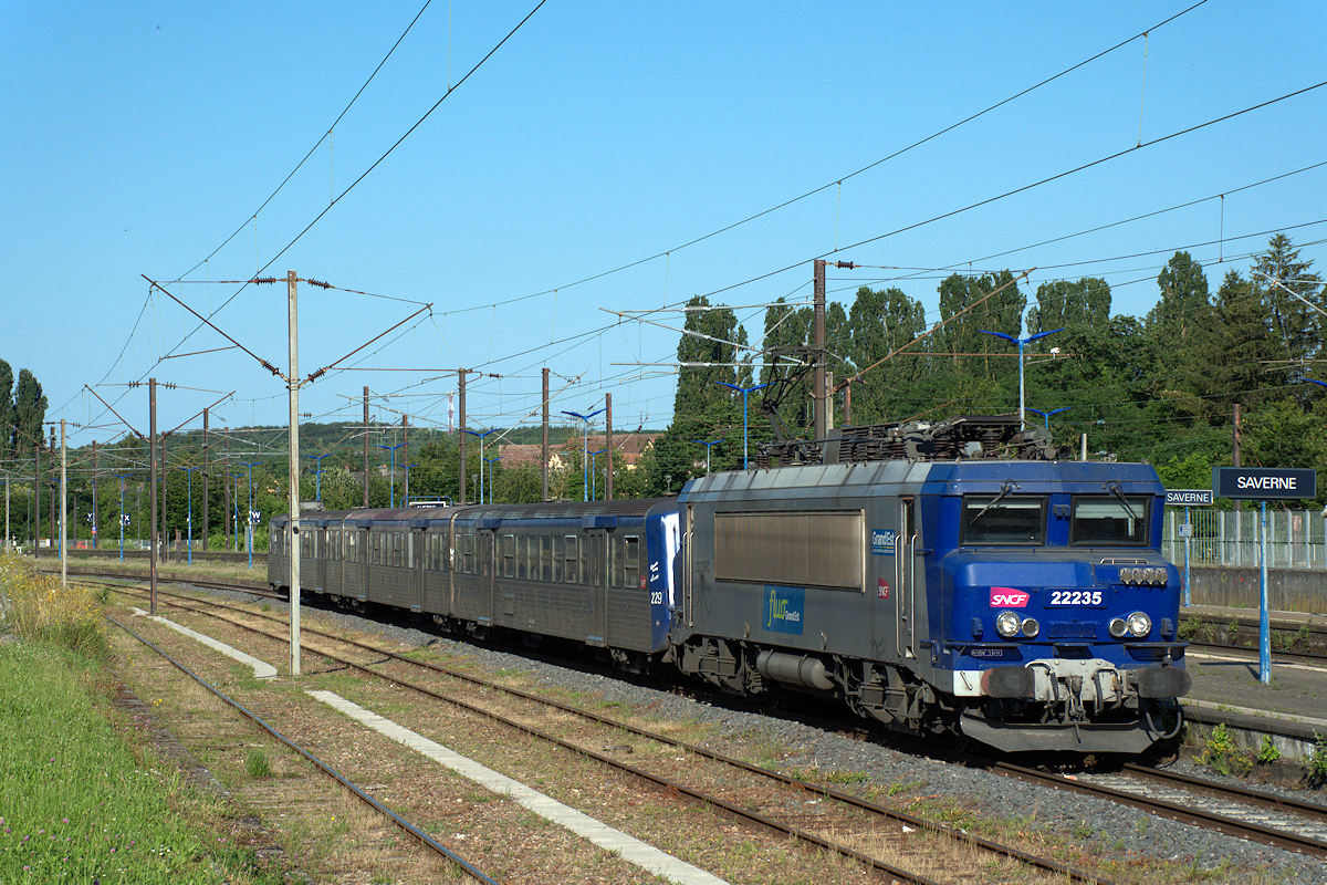 BB 22235 + RRR 229 • TER 832028 SÉLESTAT > SAVERNE