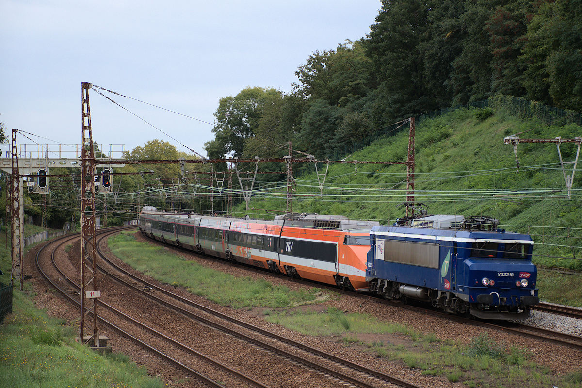 BB 22218 PÔLE D’APPUI CONDUITE (PAC) TRANSILIEN « FOURMIES » • TGV 16 PSE
