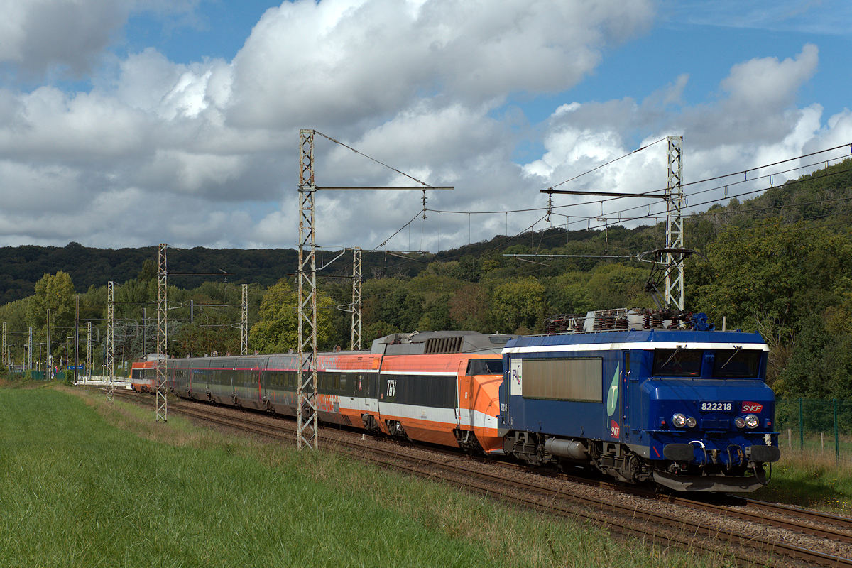 BB 22218 PÔLE D’APPUI CONDUITE (PAC) TRANSILIEN « FOURMIES » • TGV 16 PSE