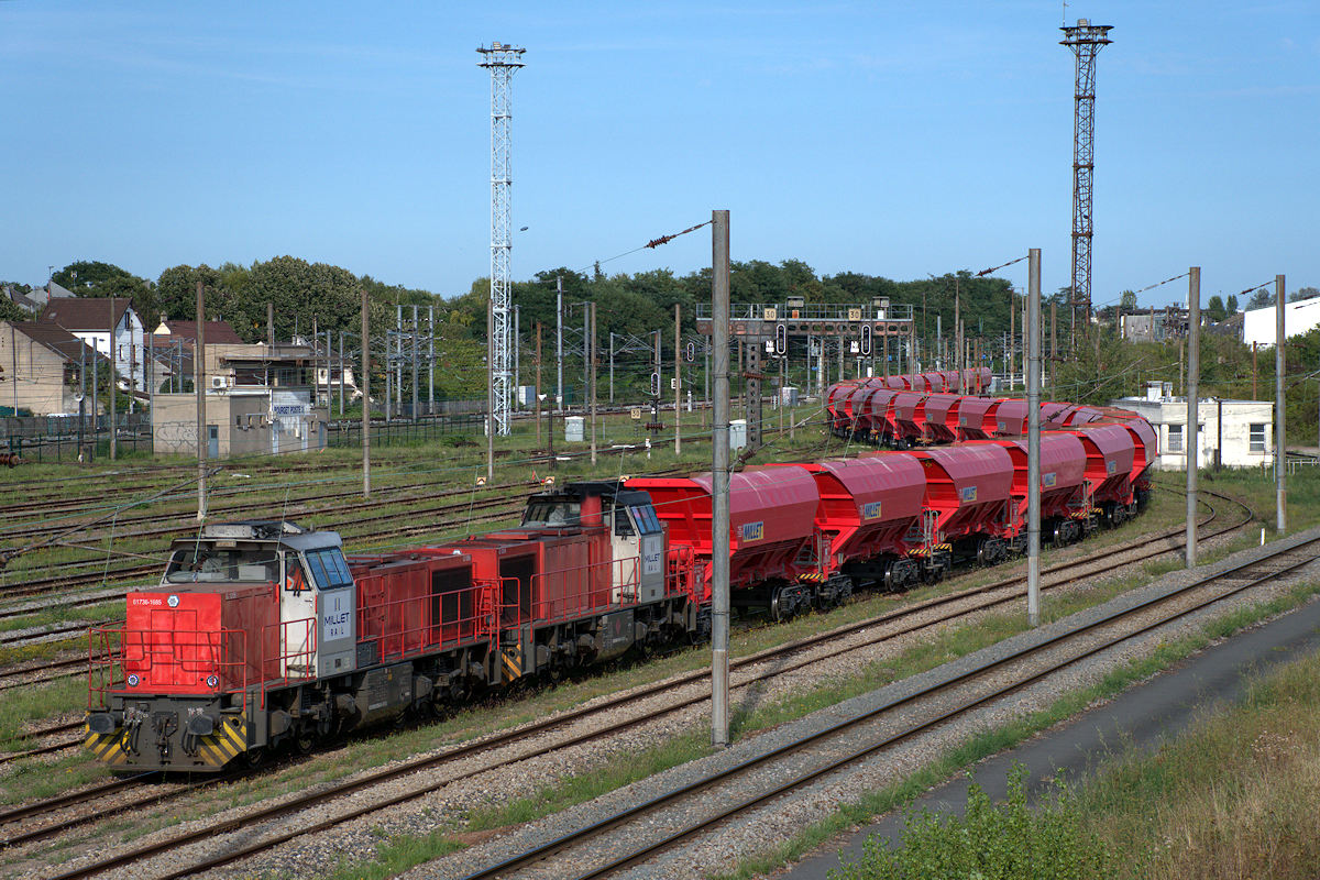 G 1206 61736-1865 MILLET RAIL (92870061736-0 F-MISA) + 61740-1820 ( 92870061740-2 F-MISA)
