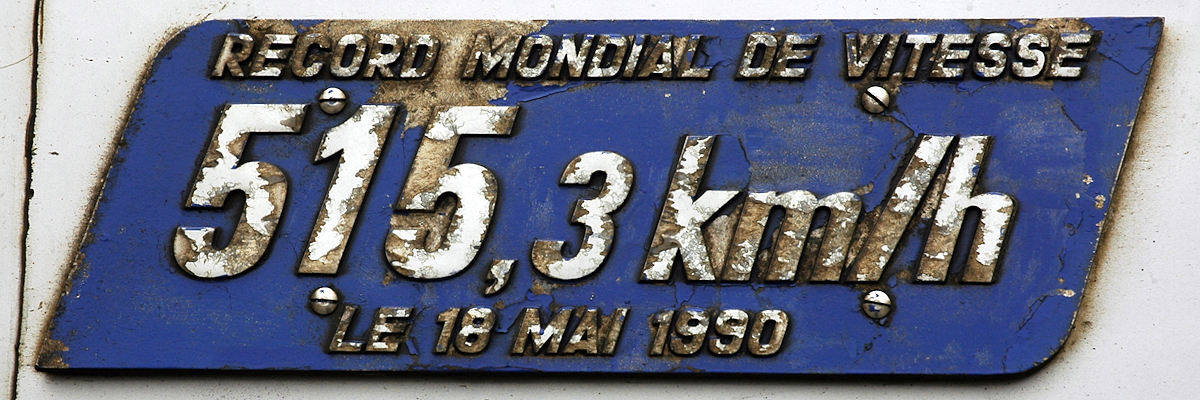 TGV 325 • RECORD MONDIAL DU 18/05/1990 (515,3 km/h)
