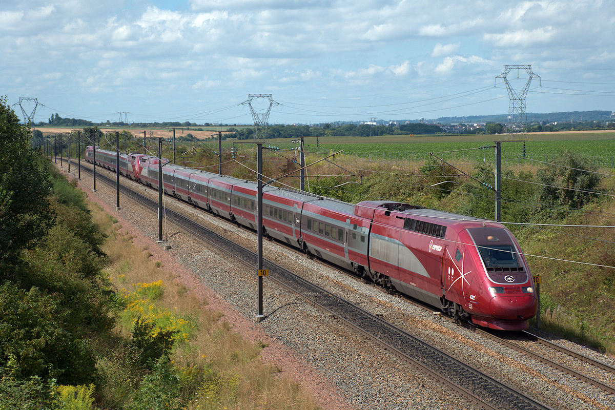 TGV 4322 DB + TGV 4307 SNCB • EUROSTAR 9339 PARIS-NORD > AMSTERDAM CENTRAAL