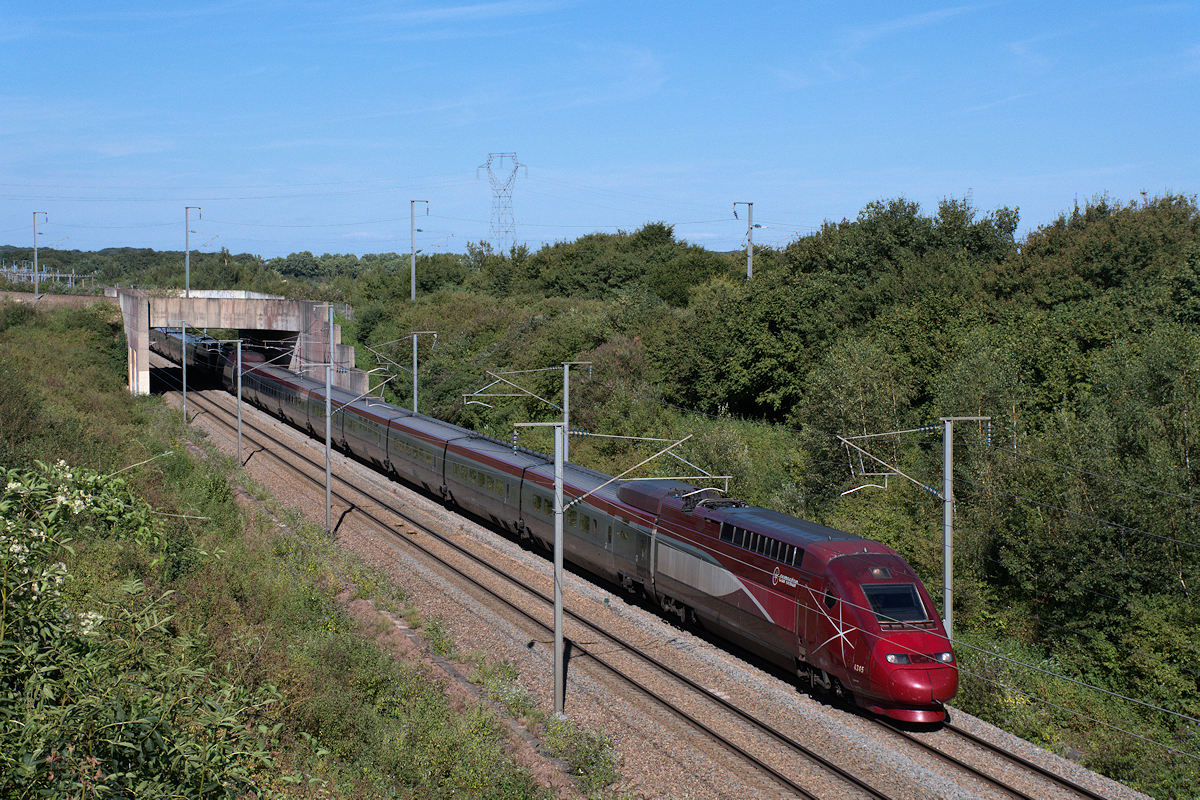 TGV 4345 SNCF + TGV 4341 SNCF • EUROSTAR 9352 AMSTERDAM CENTRAAL > PARIS-NORD