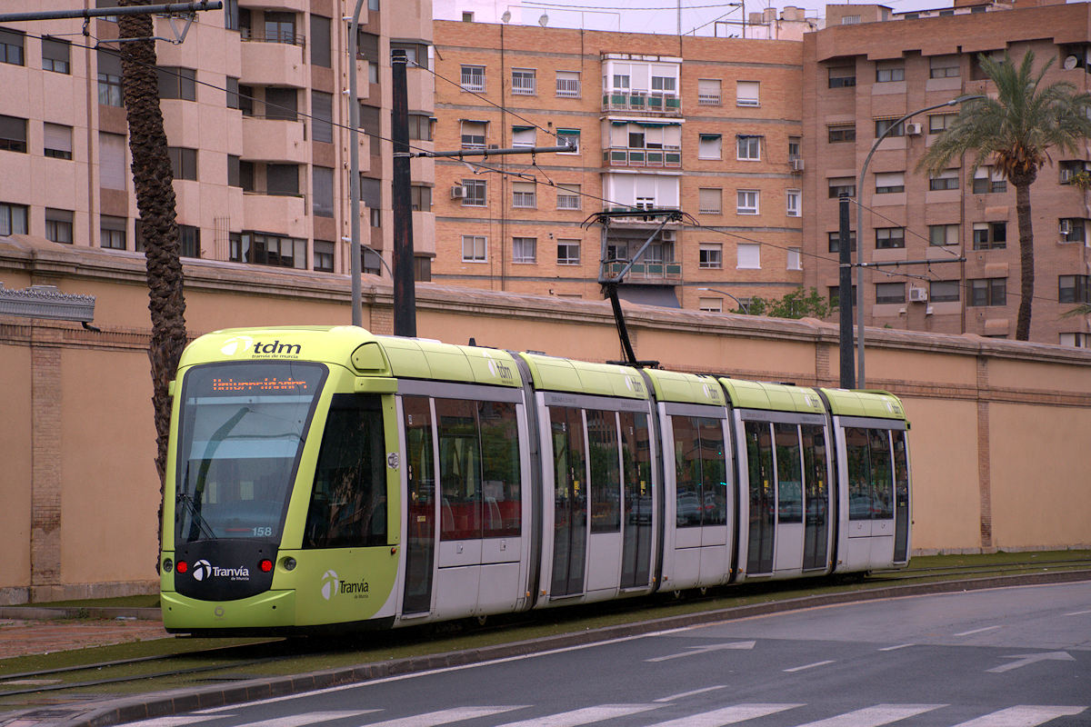 TRAMWAY DE MURCIA • SÉRIE 150 CITADIS 302 ALSTOM • RAME 158