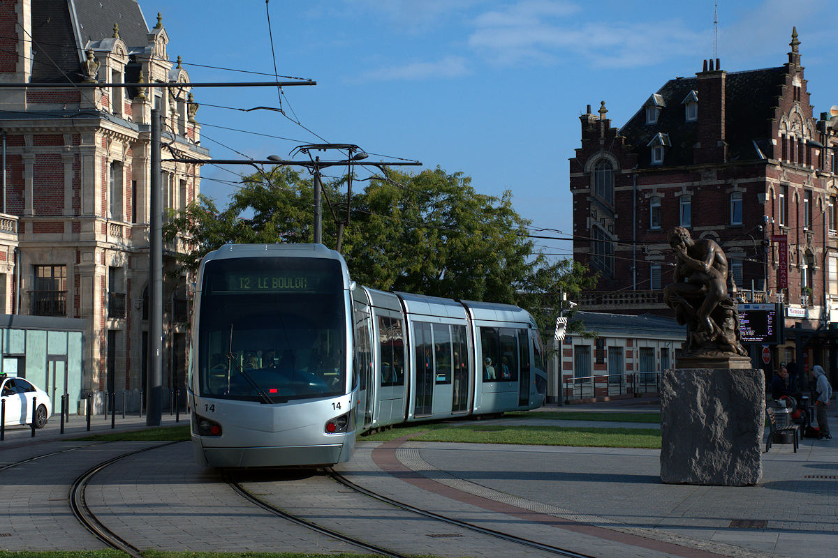 TRAMWAY LIGNE T2 UNIVERSITÉ – LE BOULON • ALSTOM CITADIS 302 • RAME 14
