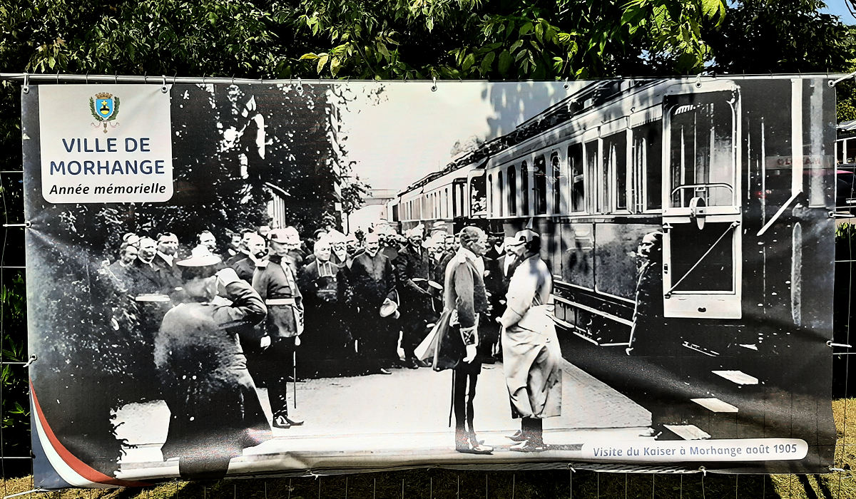 MORHANGE • 1905 VISITE DU KAISER