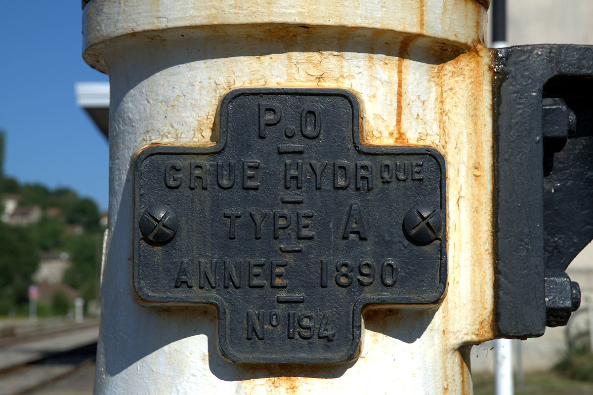 EYMOUTIERS • GRUE HYDRAULIQUE P.O TYPE A (1890)